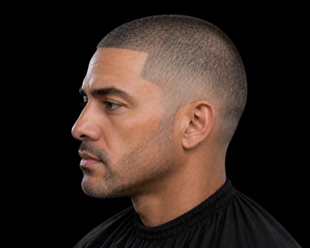 Induction Buzz with Squared Line-Up — barber reference photo