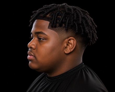 Short Two-Strand Twists Over A Low Taper — barber reference photo