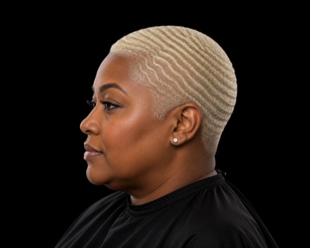 Blonde Waved Tapered Crop — barber reference photo