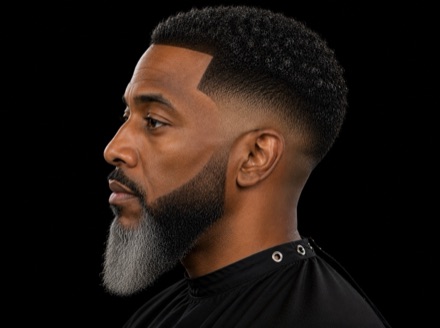High Skin Fade Kinky Crown — barber reference photo