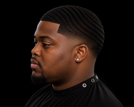 Deep 360 Waves Shadow Taper — barber reference photo