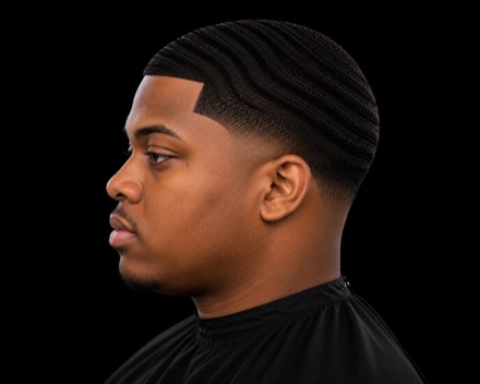 Wolfing Wave Ridges Bald Taper — barber reference photo